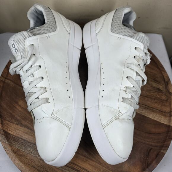 On The Roger Advantage All White Mens White Size 11 Athletic Tennis Shoes PWLZ14 - Picture 6 of 10